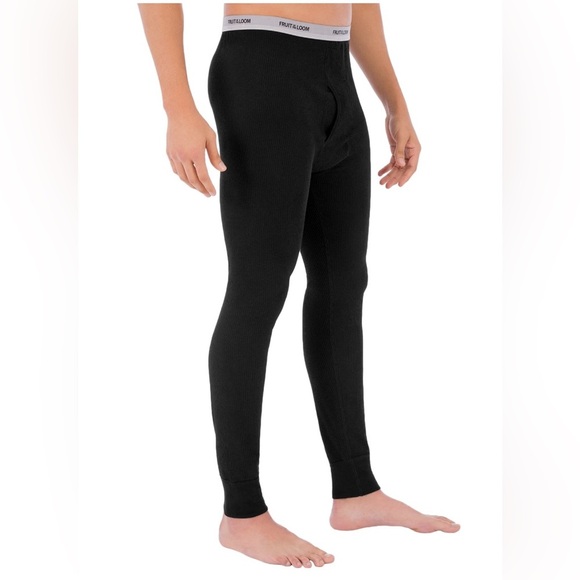 Fruit of the Loom Men's Thermal Waffle Underwear Bottom, 2-Pack - Picture 6 of 7